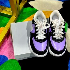 Brand new shoes for kids custom made purple and lilac size 9c